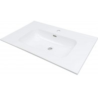 Ceramic recessed washbasin - 80 cm