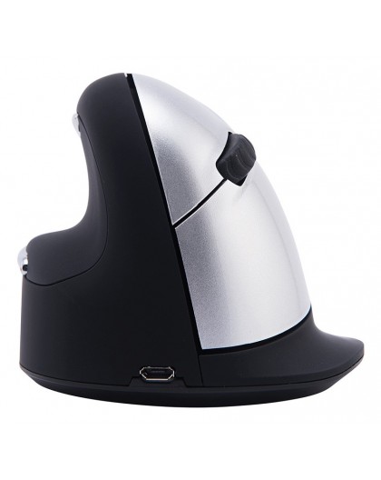 R-Go Tools Ergonomic Mouse R-Go HE Break with Break Software, Large (Hand Size ≥ 185 mm), Left-Handed, Bluetooth, Black