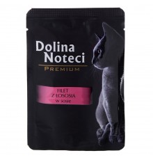 Dolina Noteci Premium salmon fillet with sauce - wet cat food - 85 g