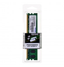 Patriot Memory 2GB PC2-6400 memory module DDR2 800 MHz