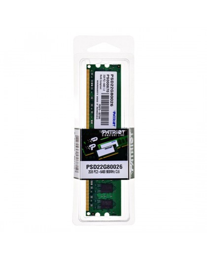 Patriot Memory 2GB PC2-6400 memory module DDR2 800 MHz