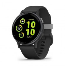 Garmin Vivoactive 5 3.05 cm (1.2") AMOLED 42 mm Digital 390 x 390 pixels Touchscreen Black Wi-Fi GPS (satellite)
