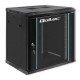 Qoltec 19" RACK cabinet | 12U | 600 x 635 x 450 | Black | Hanging
