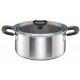Pot 3L stainless steel with lid Functional