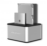 Qoltec 5316 2x HDD / SSD docking station | 2.5 "/3.5" SATA | USB 3.0 | Clonning