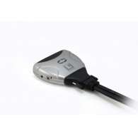 LevelOne 2-Port USB DVI-D Single Link Cable KVM Switch, audio support