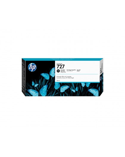 HP 727 300-ml Photo Black DesignJet Ink Cartridge
