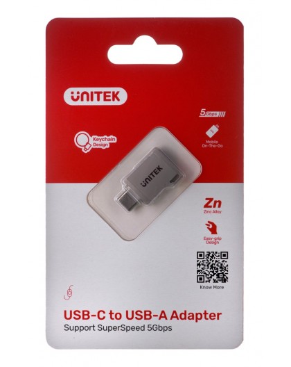 UNITEK ADAPTER USB-C-USB-A 3.1 GEN1, M/F, A1025GNI