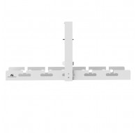 Maclean under-desk cable organizer, max. load 5kg, white, MC-105 W