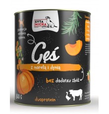 SYTA MICHA Goose with apricots and pumpkin - wet dog food - 800g