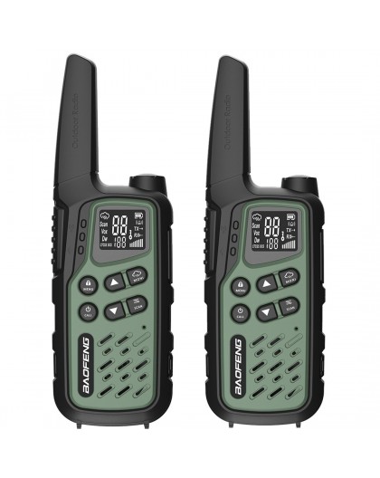 Walkie-Talkie Baofeng BF-T25E Green, 2 pieces