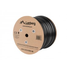 Lanberg LCF6-21CU-0305-BK networking cable Black 305 m Cat6 F/UTP (FTP)