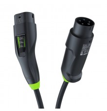 Green Cell Habu EVGC01 Mobile EV charger for electric vehicles 11 kW 7 m Type 2 CEE Wallbox Black