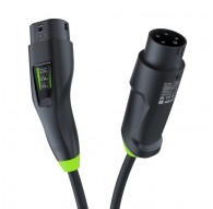 Green Cell Habu EVGC01 Mobile EV charger for electric vehicles 11 kW 7 m Type 2 CEE Wallbox Black