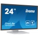 iiyama ProLite 23.8” PCAP 10pt touchscreen monitor featuring IPS panel technology, Edge-to-Edge glass design and anti fingerprin