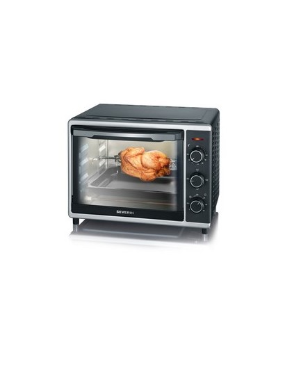 Severin 2056 30 L Black, Stainless steel Grill