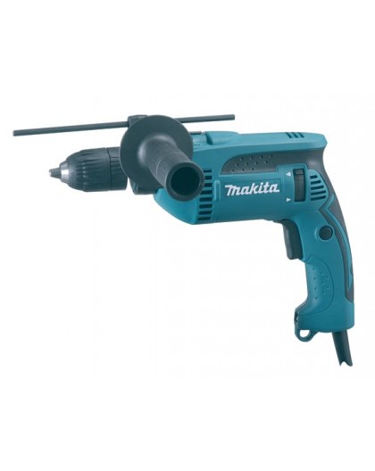 Makita HP1641K drill 2800 RPM Keyless 2 kg Black, Blue