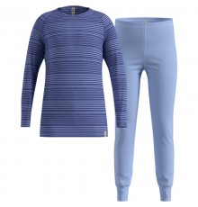 Thermal underwear – Odlo Set long ACTIVE WARM SET size 104 cm Navy blue