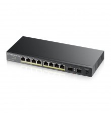 Zyxel GS1100-10HP v2 Неуправляемый гигабитный Ethernet (10/100/1000) с поддержкой Power over Ethernet (PoE) Черный
