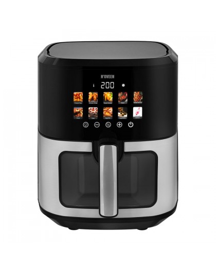 N'oveen AF770 X-LINE Greaseless deep fat fryer Black, Silver