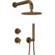 Concealed shower set with showerhead