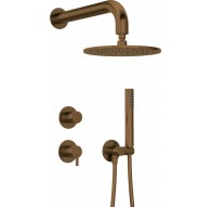 Concealed shower set with showerhead