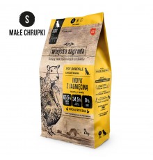 WIEJSKA ZAGRODA Turkey with Lamb Crunchy S - dry food for dogs - 2kg