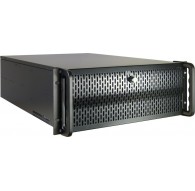 Inter-Tech IPC 4U-4129L Rack Metallic, Silver