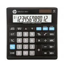 HP Calculator office HP-OC 300 II/INT BX, 12-digit display, 158x151x29mm, black