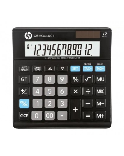 HP Calculator office HP-OC 300 II/INT BX, 12-digit display, 158x151x29mm, black