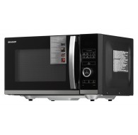 Sharp YC-QS254AE-B Microwave Countertop Solo Microwave 25 L 900 W Black, Stainless Steel