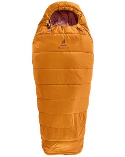 Deuter children's sleeping bag Starlight (130-170 cm) - maple-redwood