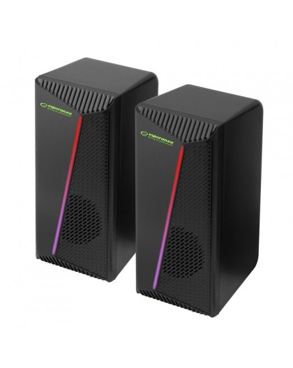 Esperanza EGS106 Speakers 2.0 LED Black 6W