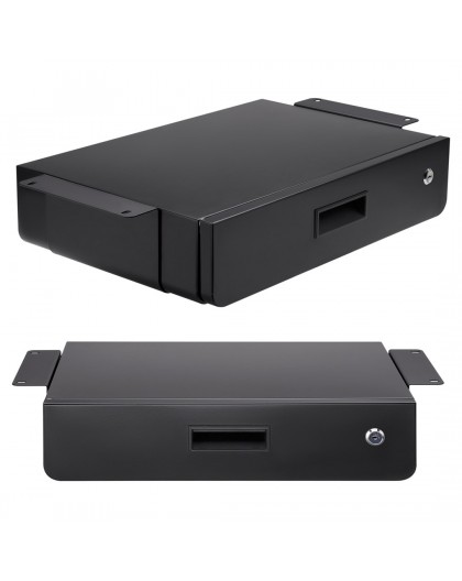 Maclean MC-461 Under Desk Lockable Drawer 5kg Organizer Black max 5kg