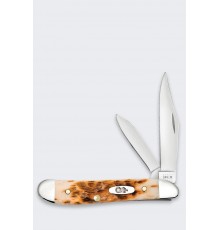 Knife Case Peanut SS Amber Bone