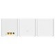 Tenda EX3-3 mesh wi-fi system Dual-band (2.4 GHz / 5 GHz) Wi-Fi 6 (802.11ax) White 1 Internal