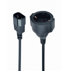Gembird PC-SFC14M-01 power adapter IEC320 C14 - SCHUKO (F) on a 15 cm cable