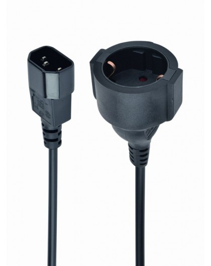 Gembird PC-SFC14M-01 power adapter IEC320 C14 - SCHUKO (F) on a 15 cm cable