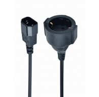 Gembird PC-SFC14M-01 power adapter IEC320 C14 - SCHUKO (F) on a 15 cm cable