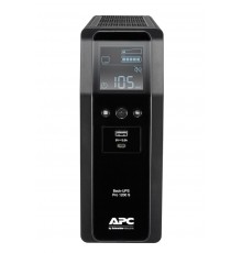 APC Back-UPS Pro, 1200VA/720W, Tower, 230V, 8x IEC C13 outlets, Sine Wave, AVR, USB Type A + C ports, LCD, User Replaceable Batt