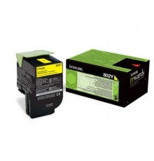 Lexmark 802Y toner cartridge 1 pc(s) Original Yellow