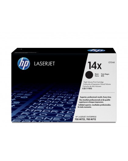 HP 14X kõrge tootlikkuse must originaal LaserJet tonerikassett