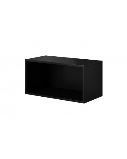 Cama open storage cabinet ROCO RO4 75/37/37 black