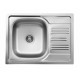 1-bowl steel sink with drainer