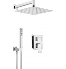 Concealed shower set with mixing BOX