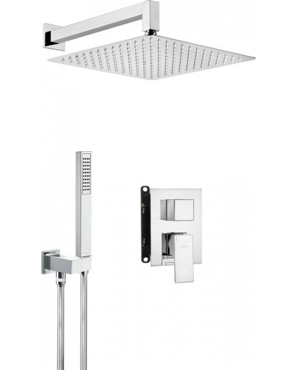 Concealed shower set with mixing BOX
