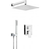 Concealed shower set with mixing BOX