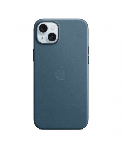 Apple iPhone 15 Plus FineWoven Case with MagSafe - Pacific Blue