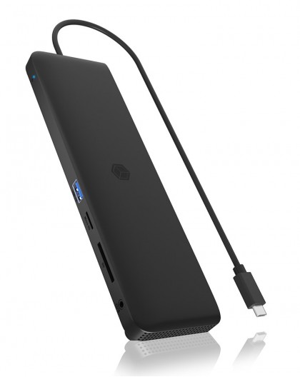 Docking station IcyBox USB Type-C with triple video output retail