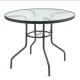 Garden table with glass top JUPITER 90cm
